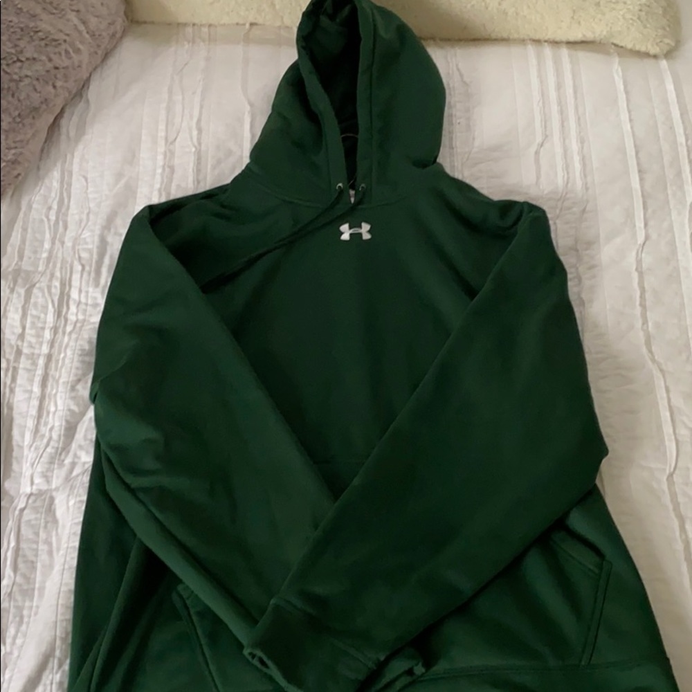 Green Under Armour sweatshirt hoodie